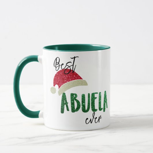 Custom Abuela Tasse - Personalisierter Weihnachtsk (Links)