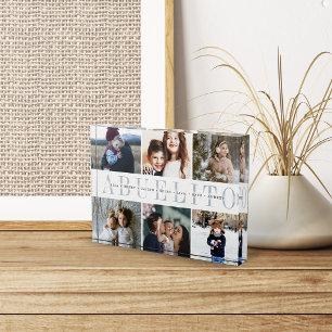 Custom Abuelito Grandchildren Fotoblock