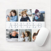 Custom Abuelo Foto Collage Großkinder Namen Mousepad (Mit Mouse)