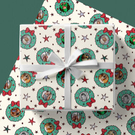 Custom Acht 8 Foto Weihnachtsverpackungspapier Min Geschenkpapier