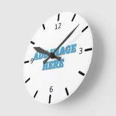 Custom Acryl Wall Clock Runde Wanduhr (Winkel)