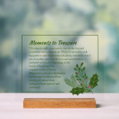 Custom Acrylic Holiday Sign - Festliche Feiern Acrylschild (Neutral)