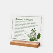 Custom Acrylic Holiday Sign - Festliche Feiern Acrylschild (Winkel)