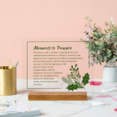 Custom Acrylic Holiday Sign - Festliche Feiern Acrylschild (Hochzeit)