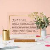 Custom Acrylic Holiday Sign - Personalisiertes Dek Acrylschild (Hochzeit)