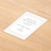 Custom Acrylic Invitations - Wilde Peach Party Acryleinladungen (Ablage )