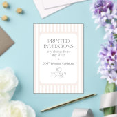 Custom Acrylic Invitations - Wilde Peach Party Acryleinladungen (In Situ (Hochzeit))