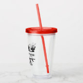 Custom Acrylic Name Tumbler Acryltrinkbecher (Links)