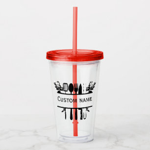 Custom Acrylic Name Tumbler Acryltrinkbecher