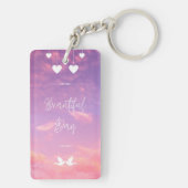 Custom Acrylic Schlüsselanhänger - Einzigartiges D (Rückseite)