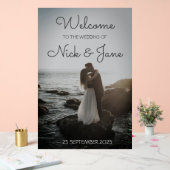 Custom Acrylic Wedding Welcome Sign for Couple Acrylschild (Hochzeit)