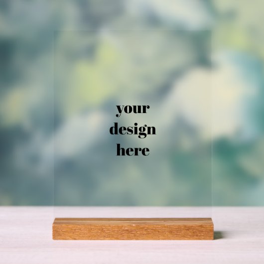 Custom Acrylschild (Neutral)