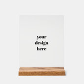 Custom Acrylschild (Vorderseite)