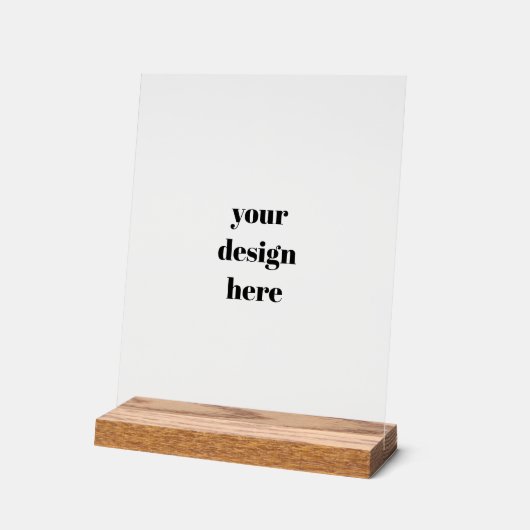 Custom Acrylschild (Winkel)