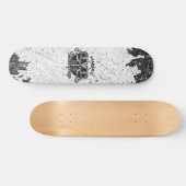 Custom ADD NAME Skull Skateboard Skate Shop (Horizontal)
