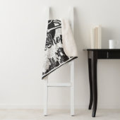 Custom ADD NAME Skull Skateboard Skate Shop Sherpadecke (Beispiel)