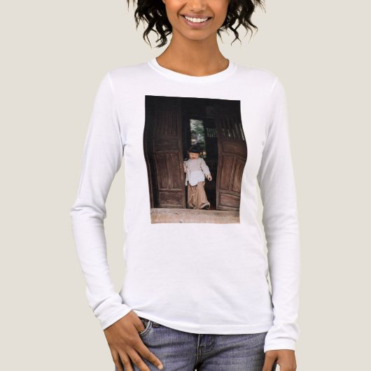 Custom, Add Photo and Text Tri-Blend Shirt (Vorderseite)