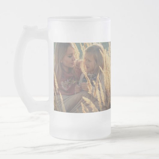 Custom add your foto von christlichen Personalized Mattglas Bierglas (Links)