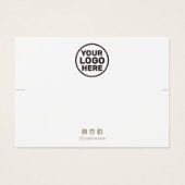 Custom Add Your Logo Bracelet Display Card (Vorderseite)