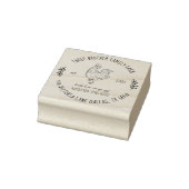 Custom Address Fresh Eggs Homestead & Contact Gummistempel (Stempel)