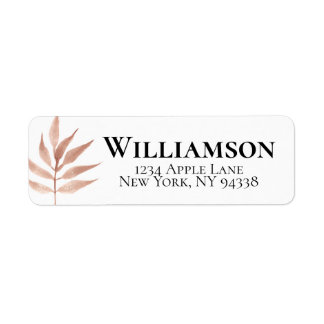 Custom Address Labels Navy Wedding