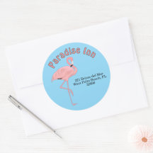 Custom Address Labels Tropical Beach Theme