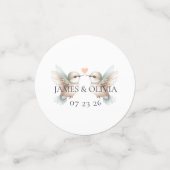 Custom Adorable Hummingbird Wedding Table Confetti Konfetti (Klein Vorderseite)