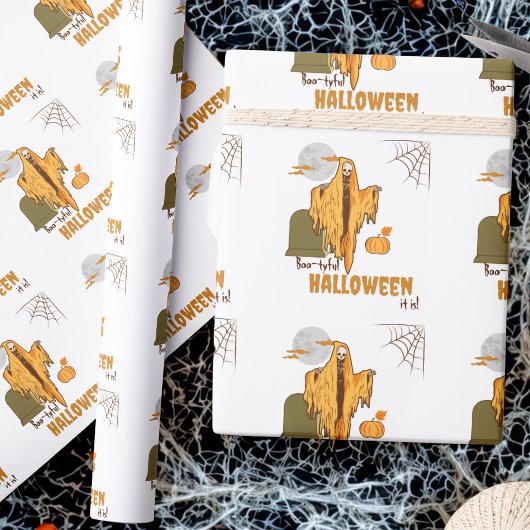 Custom Adult Humor Kokett Hintern Skelett Hallowee Geschenkpapier