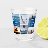 Custom Adventure Foto Collage Shootglas Schnapsglas (Vorderseite)