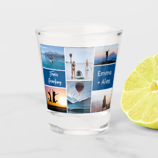 Custom Adventure Foto Collage Shootglas Schnapsglas