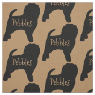 Custom Affenpinscher Dog Fabric Stoff