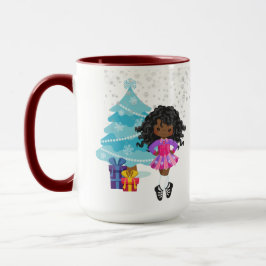 Custom African American Irish Dancer Weihnachten Tasse