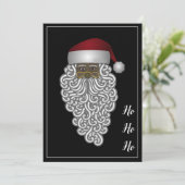 Custom African American Santa Claus Weihnachten (Stehend Vorderseite)