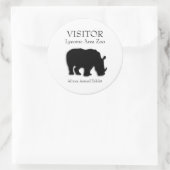 Custom African Rhinoceros Stickers (Tasche)