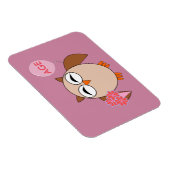 Custom Age Birthday Owl Magnet (Rechte Seite)