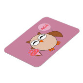 Custom Age Birthday Owl Magnet (Linke Seite)