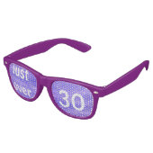 Custom Age Birthday Party Shades Partybrille (Schrägansicht)