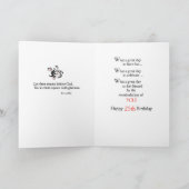 Custom Age Birthday Religious Wirbel Karte (Innenseite)