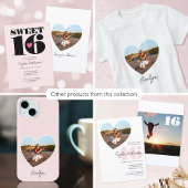 Custom Age Happy Birthday Foto Teart White Karte