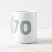 Custom Age & Name Funny Senior Geburtstag Kaffeetasse (Vorderseite Links)