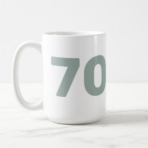 Custom Age & Name Funny Senior Geburtstag Kaffeetasse