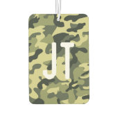 Custom Air Freshener - Camouflage Initials Autolufterfrischer (Rückseite)