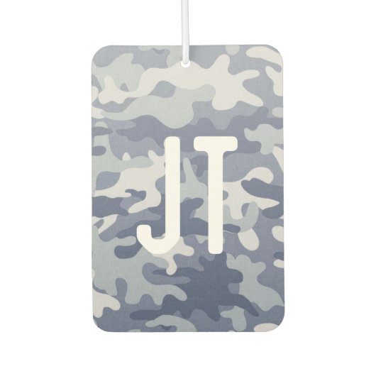Custom Air Freshener - Camouflage Initials Autolufterfrischer (Vorderseite)