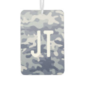 Custom Air Freshener - Camouflage Initials Autolufterfrischer (Rückseite)