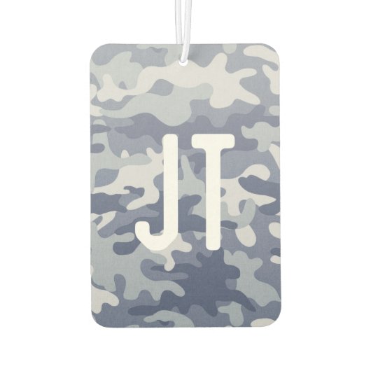 Custom Air Freshener - Camouflage Initials Autolufterfrischer (Rückseite)