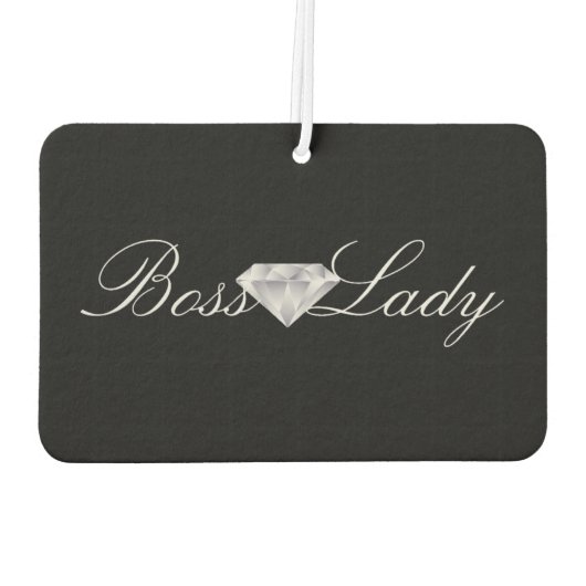 Custom Air Freshener - Diamond Boss Lady Autolufterfrischer (Rückseite)
