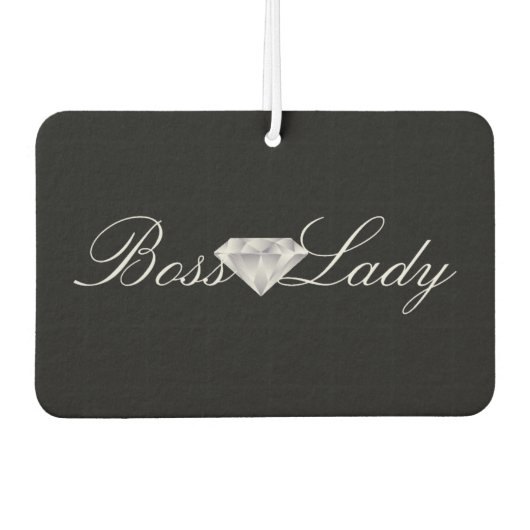 Custom Air Freshener - Diamond Boss Lady Autolufterfrischer (Vorderseite)