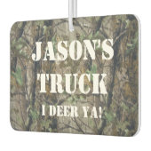 Custom Air Freshener - Jagd Camouflage Funny Gag Autolufterfrischer (Links)