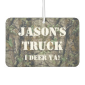 Custom Air Freshener - Jagd Camouflage Funny Gag Autolufterfrischer (Vorderseite)