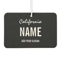 Custom Air Freshener - License Plate Staat